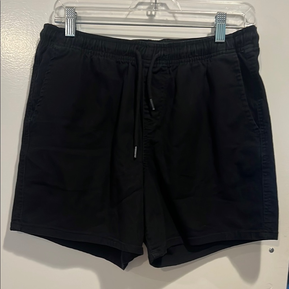 RSQ Pull On Black Drawstring Shorts Size Small